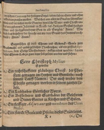 [Ehren- und Gedenck-Seule]