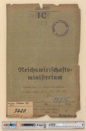 Liquidations- und Ausgleichsverfahren.- Friedensvertrag §§ 72, 296, 297, 298: Bd. 6