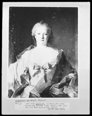 Bildnis des Ehepaars Johann Georg Leerse und Anna Elisabeth de Orville — Bildnis der Anna Elisabeth de Orville