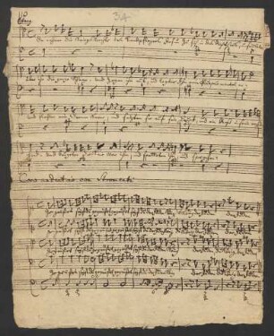 [Recitativo] (Evangelist): Da nahmen die Kriegsknechte / Coro: Gegrüßet seist du