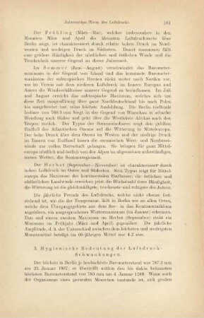 3. Hygienische Bedeutung der Luftdruck-Schwankungen