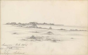 Amrum - Blick auf Stenodde und zum "lustigen Seehund"