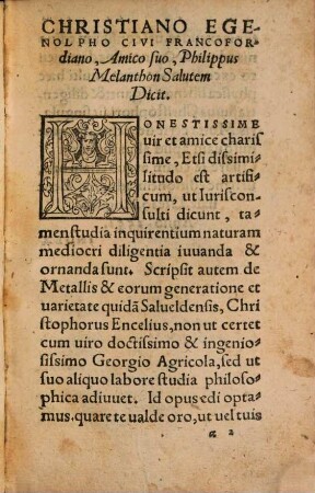 De re metallica : lib. III.