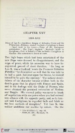 Chapter XXV: 1513-1515
