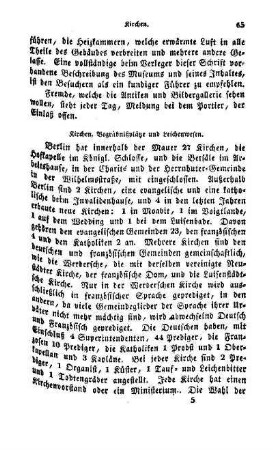 Kirchen, Begräbnisplätze und Leichenwesen