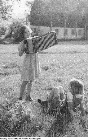 Erzgebirge, Weißbachtal, Familienausflug, 1953