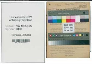 Entnazifizierung Johann Helnerus , geb. 23.10.1893 (Angestellter)