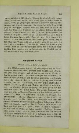 Achtzehntes Kapitel. Napoleon I. erblicher Kaiser der Franzosen