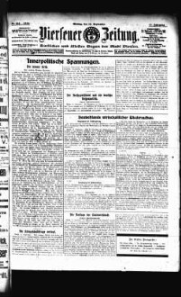 Viersener Zeitung : aelteste Zeitung des Dreistädtegebietes, verbunden mit der "Wacht" in Dülken und Süchteln