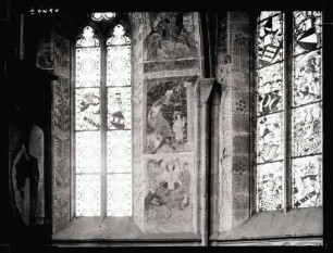 Veitskapelle; Wandbilder an der Südwand des Chors