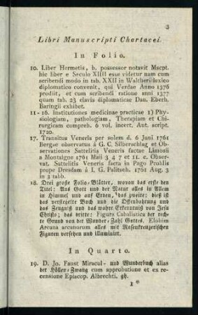 Libri Manuscripti Chartacei