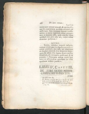 Libri IV. Caput III. De Iure Quod Nobis Competit In Res Teriure
