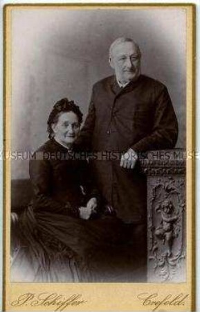 Altes Paar, Carte de Visite