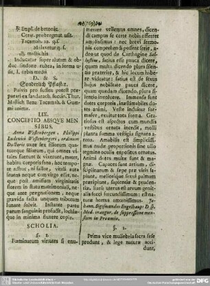 LIX: Conceptio Absque Mensibus