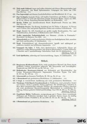 Möbel (Nr. 679-741)