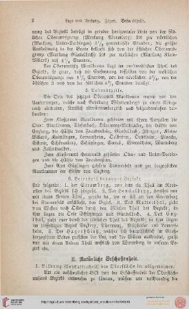 II: Natürliche Beschaffenheit