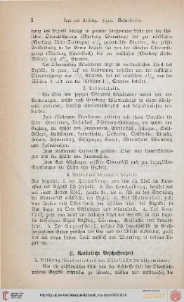 II: Natürliche Beschaffenheit