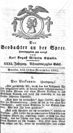 48. Stueck, 26. November 1832