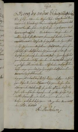 Aufnahme des Kupferstechers Heumann als Universitätsverwandter.