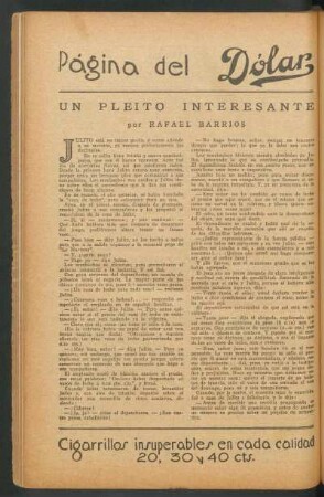 Un pleito interesante