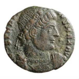 Münze, Follis, Aes 4, 333 n. Chr.