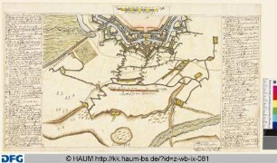 Plan der Festung Landau