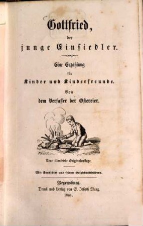 Illustrirte Ausgabe der kleinen Erzählungen : Mit Stahlstichen u. feinen Holzschnitten, 8