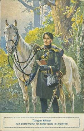 Theodor Körner - Nach einem Original von Rudolf Trache in Langebrück