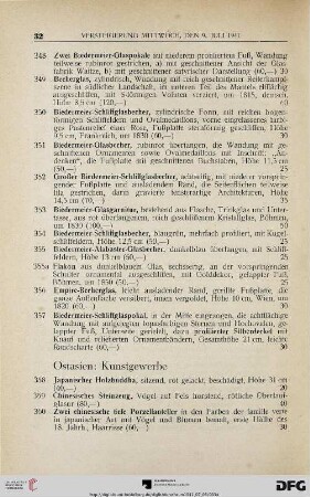 Ostasien: Kunstgewerbe (Nr. 358-364)
