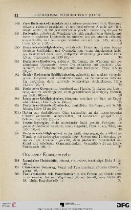 Ostasien: Kunstgewerbe (Nr. 358-364)