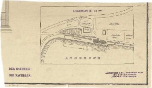 Fick, Roderich; Herrsching; Badeanstalt Edwin Schapell - Lageplan