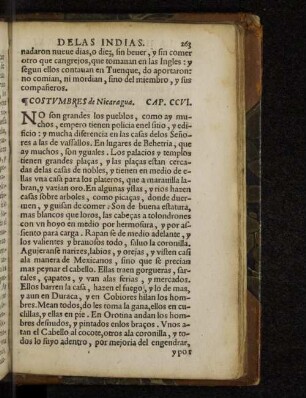 Costumbres de Nicaragua. Cap. CCVI