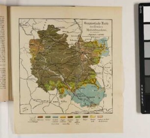 Geognostische Karte des Kreises Mittelfranken.