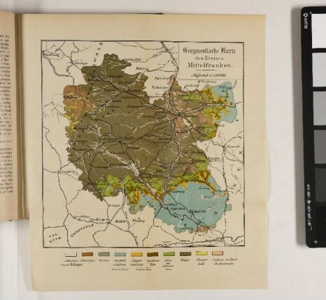 Geognostische Karte des Kreises Mittelfranken.