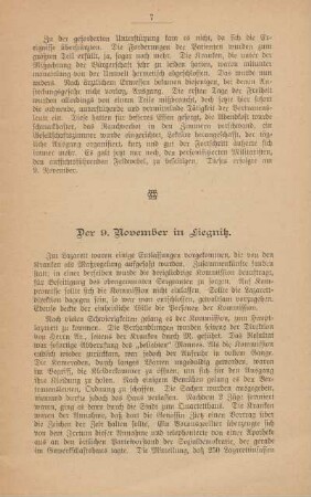 Der 9. November in Liegnitz