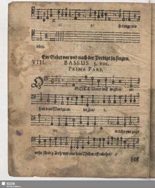 VIII. O Gott Vater in Ewigkeit
