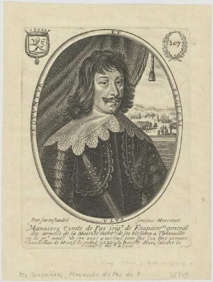 Bildnis des Manasses, comte de Pas, seig. de Feuquiere