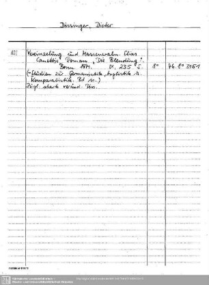 Dissinger, Dieter