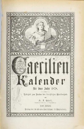 Caecilien-Kalender : für das Jahr. 3, 3. 1878