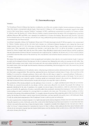 12. Zusammenfassungen