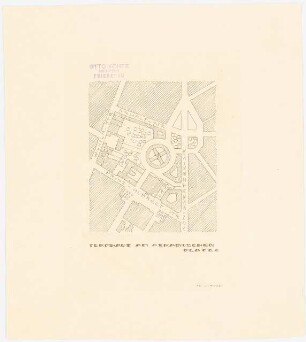 Hochhaus am Askanischen Platz, Berlin: Lageplan 1:4000