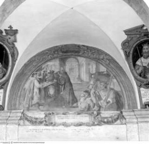 Freskenzyklus zum Leben des heiligen Franziskus von Paola, Die Großzügigkeit eines Edelmannes aus Cosenza