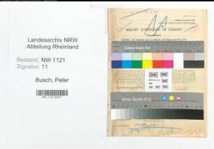 Entnazifizierung Peter Busch , geb. 09.07.1902 (Polizist)