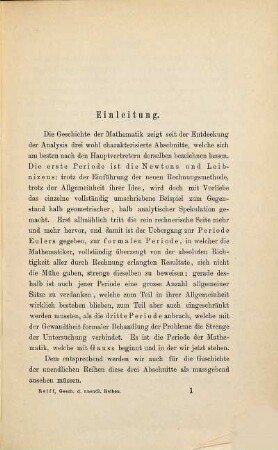 Geschichte der unendlichen Reihen