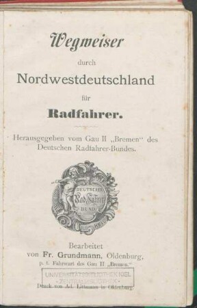 Wegweiser durch Nordwestdeutschland für Radfahrer