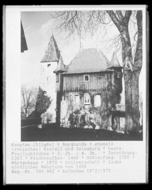 Burghalde — Wärterhaus & Burgenmuseum