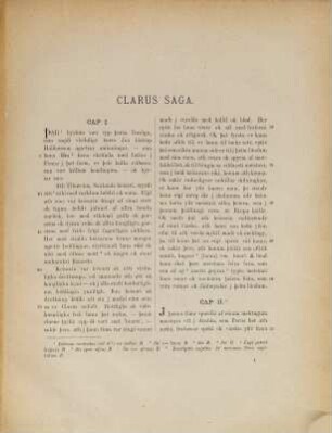 Clarus Saga, Clari fabella, islandice et latine edidit G. Cederschiöld : Festskrift till Kgl. Universitet i Köpenhamn vid dess fyrahundra års jubileum i juni 1879 från Kgl. Carolinska universitet i Lund