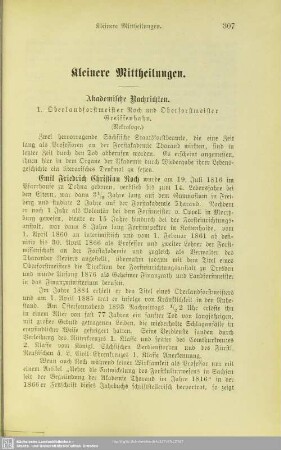 II.3 Kleinere Mittheilungen.