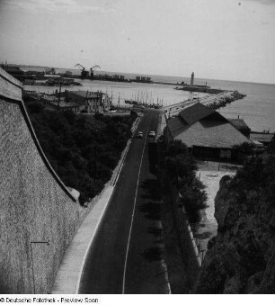 Frankreich, Sète, Zufahrtsstraße zum Hafen