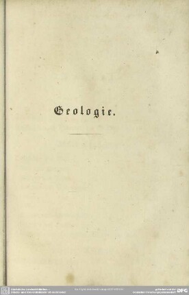 Geologie